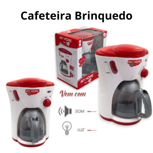 Cafeteira Infantil My Home com Luz e Som